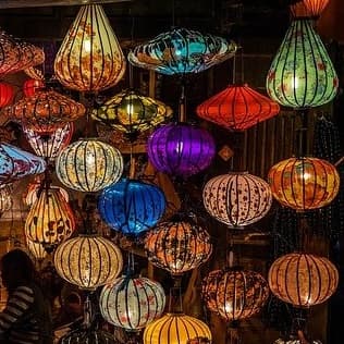Market street in Asia